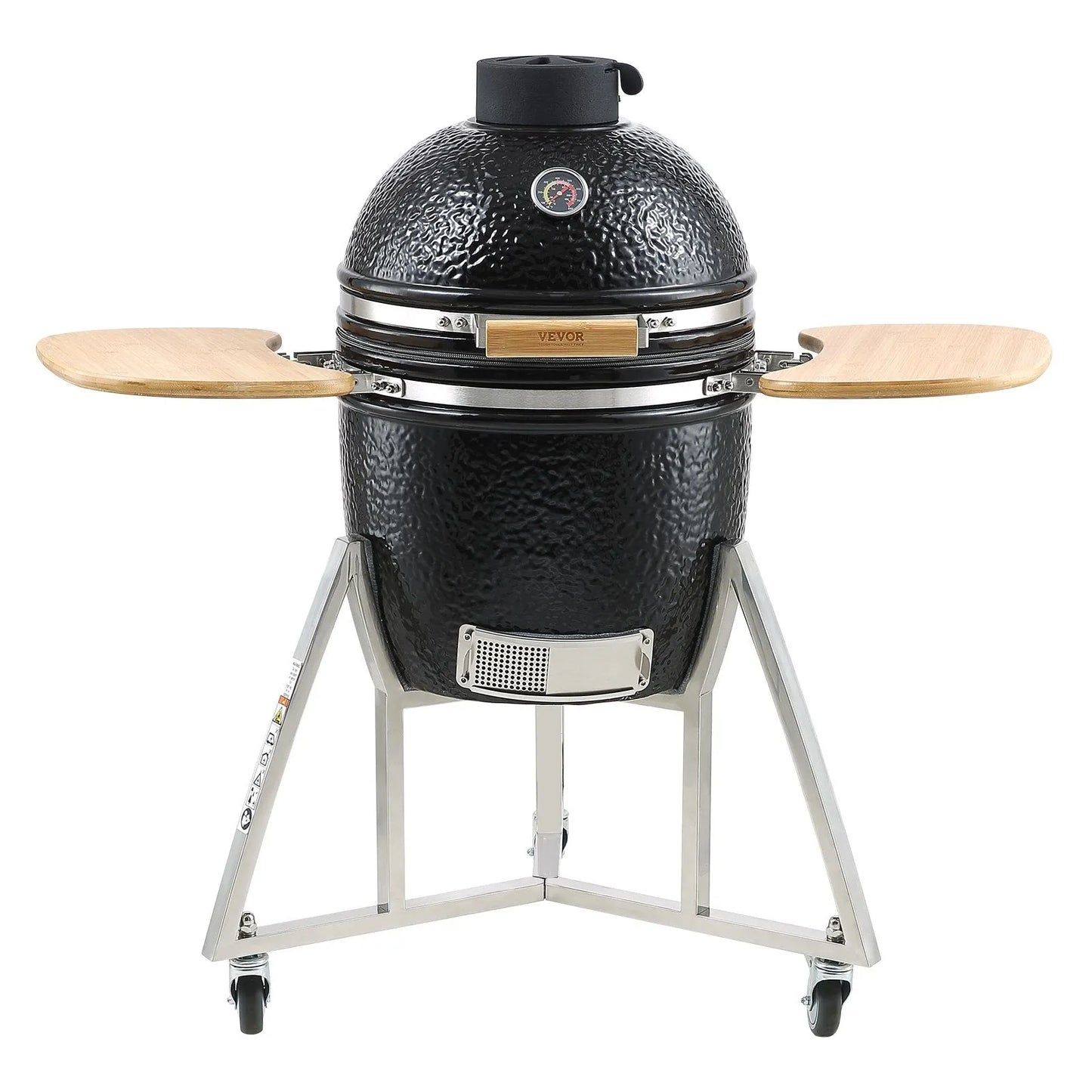 VEVOR Portable BBQ Grill & Smoker - Heavy Duty, Charcoal and Propane