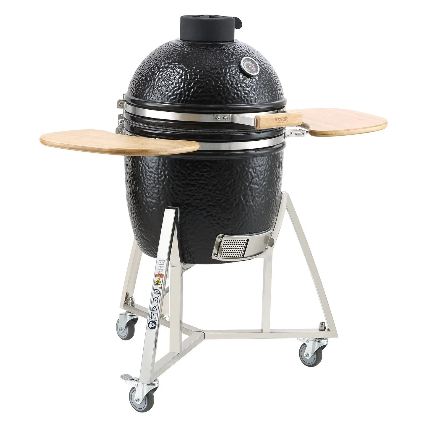 VEVOR Portable BBQ Grill & Smoker - Heavy Duty, Charcoal and Propane